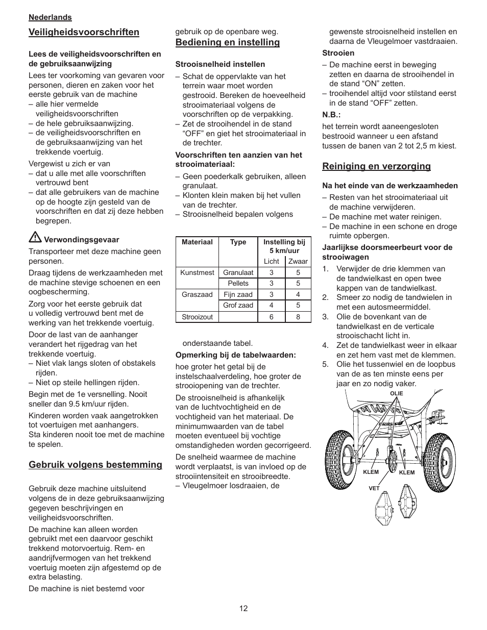 Partner Tow spreader 2013 User Manual | Page 12 / 20