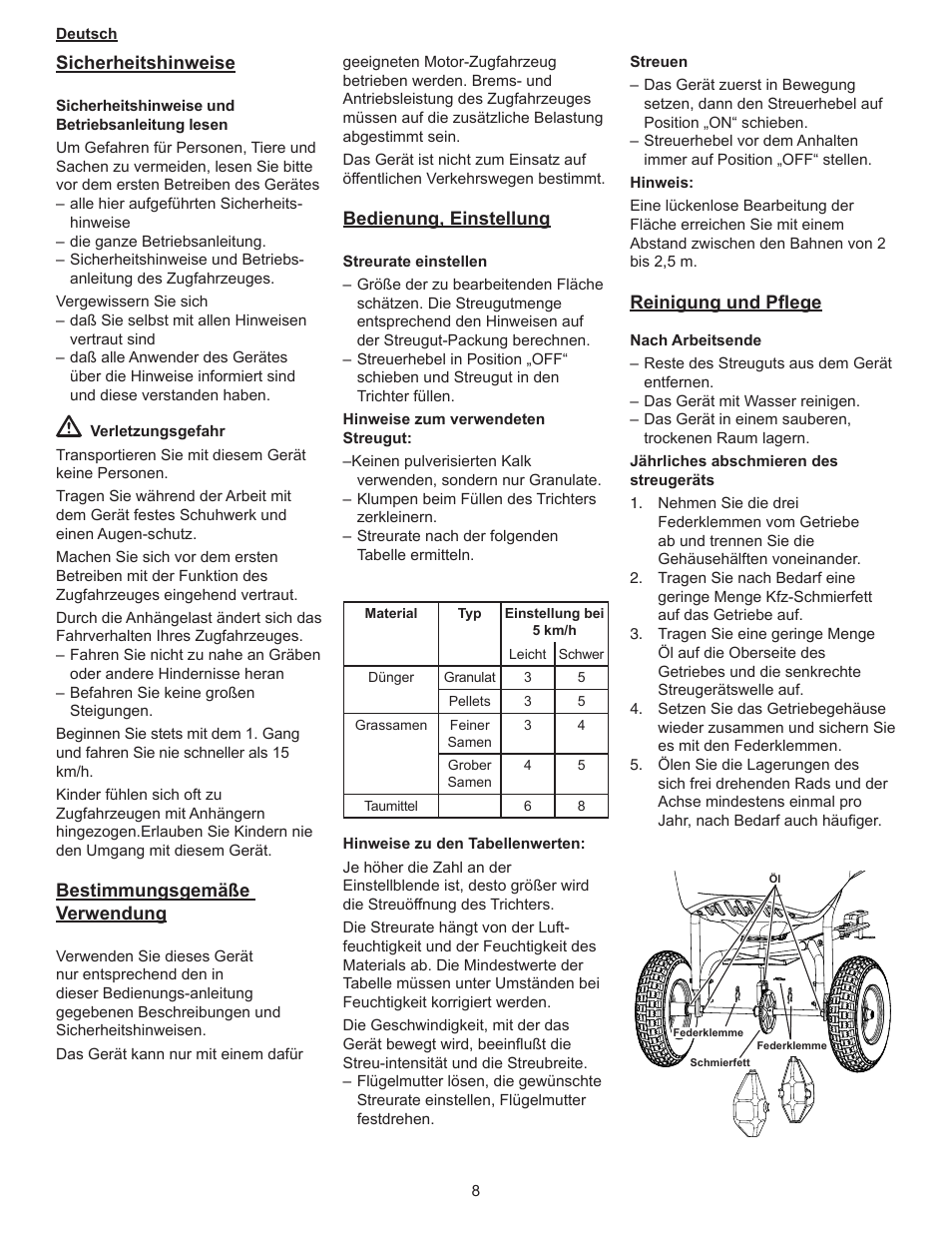 Partner Tow spreader 2013 User Manual | Page 8 / 20
