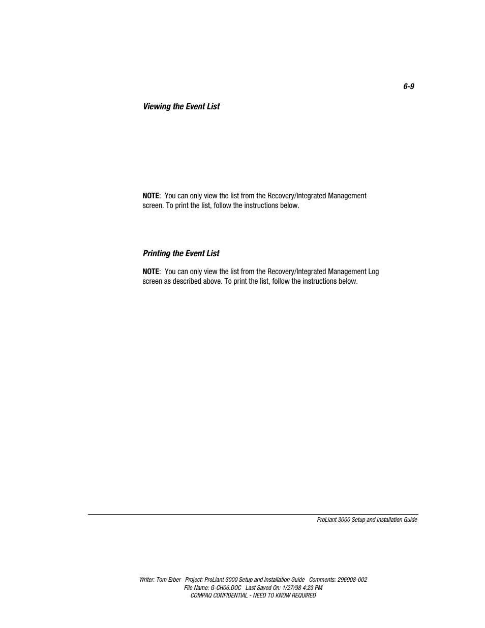 Compaq PROLIANT 3000 User Manual | Page 117 / 137