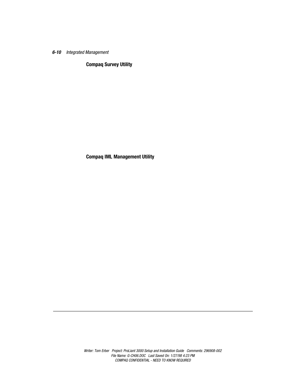 Compaq PROLIANT 3000 User Manual | Page 118 / 137