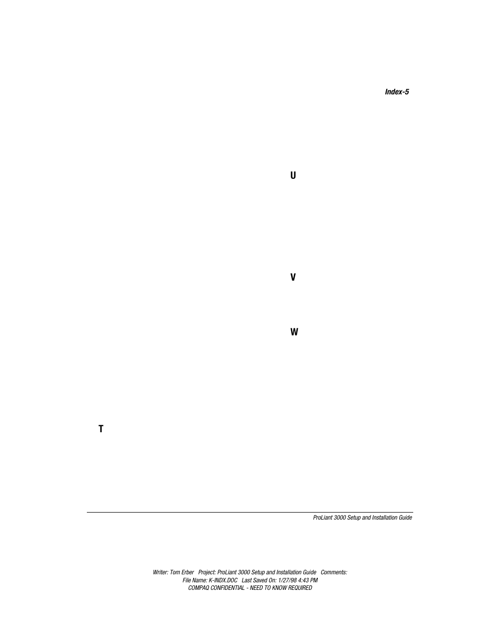 Compaq PROLIANT 3000 User Manual | Page 137 / 137
