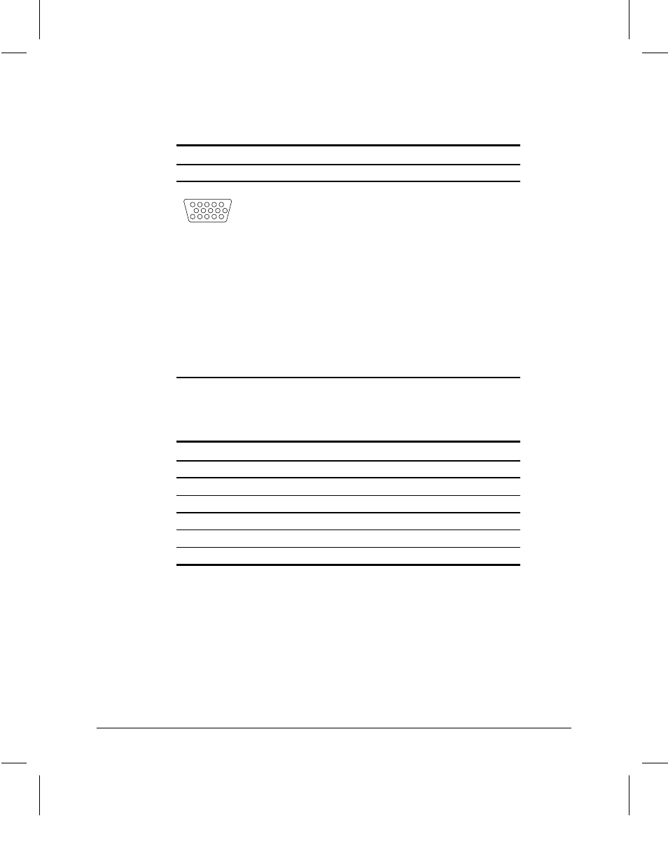 Connector pin assignments, Color display values, Connector pin assignments signal cable | Color display values cie* chromaticity coordinates | Compaq V 55 User Manual | Page 19 / 21