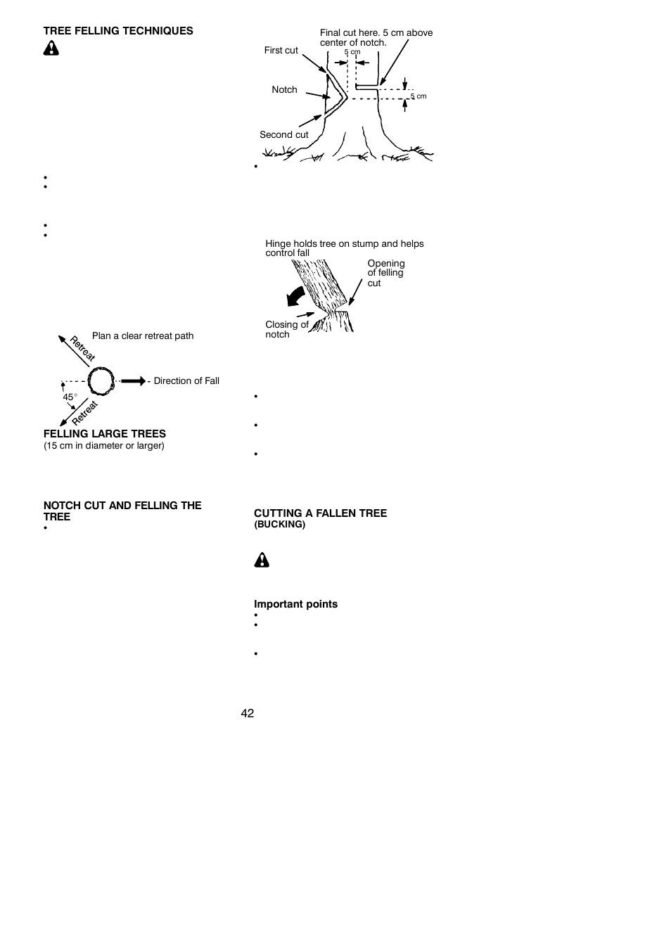 Warning | Partner Formula 400 Chrome 2007 User Manual | Page 42 / 48