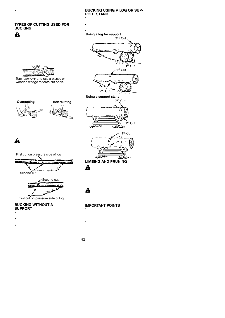 Warning | Partner Formula 400 Chrome 2007 User Manual | Page 43 / 48