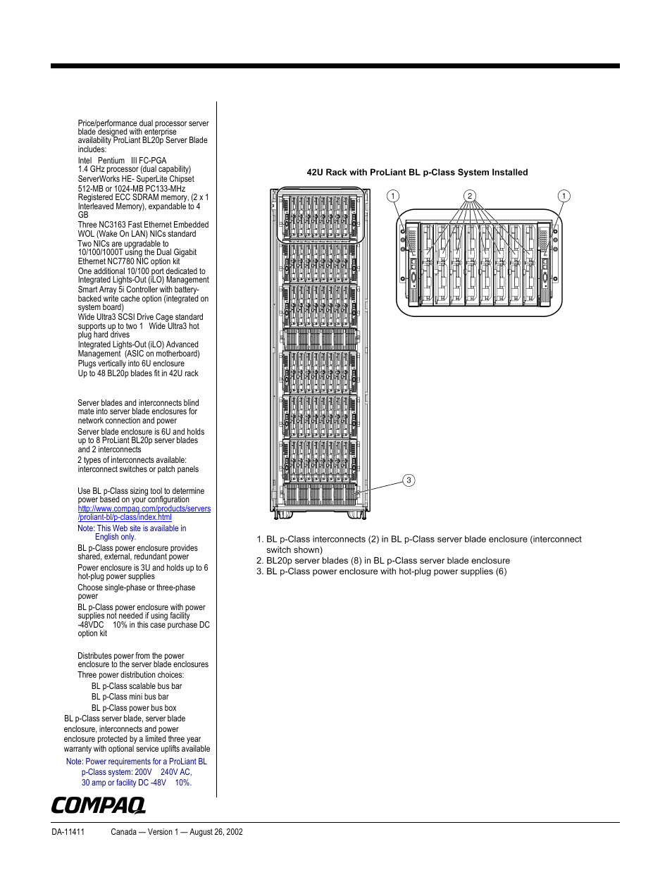 Compaq ProLiant p-Class User Manual | 24 pages