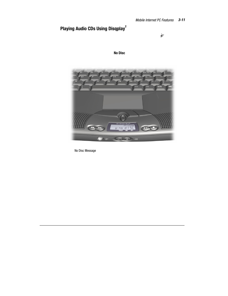 Playing audio cds using disqplay | Compaq 1600 Series User Manual | Page 33 / 54