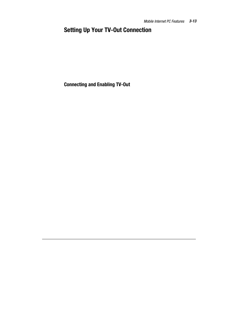 Setting up your tv-out connection, Connecting and enabling tv-out | Compaq 1600 Series User Manual | Page 35 / 54