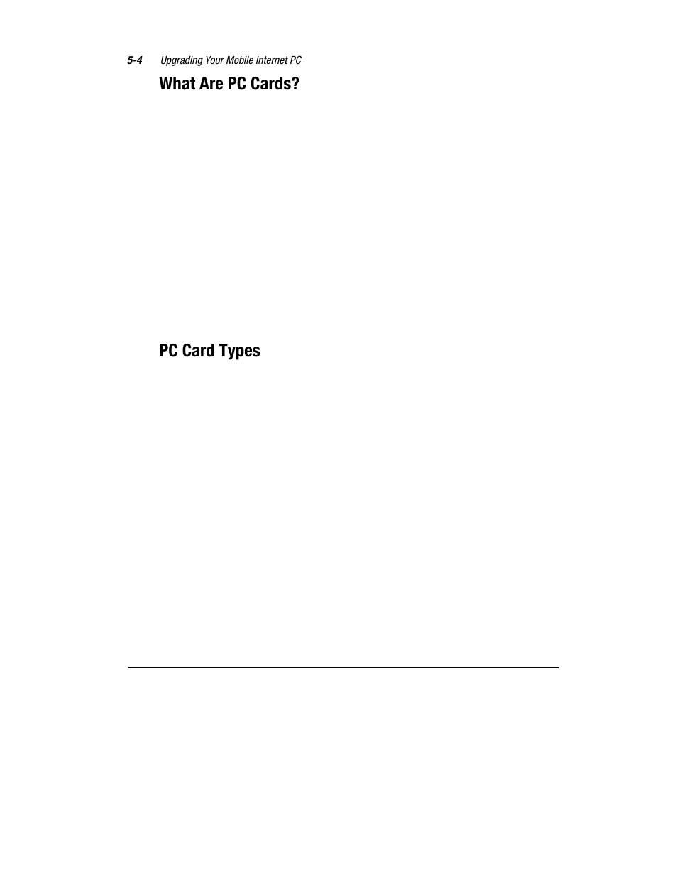 What are pc cards, Pc card types | Compaq 1600 Series User Manual | Page 44 / 54