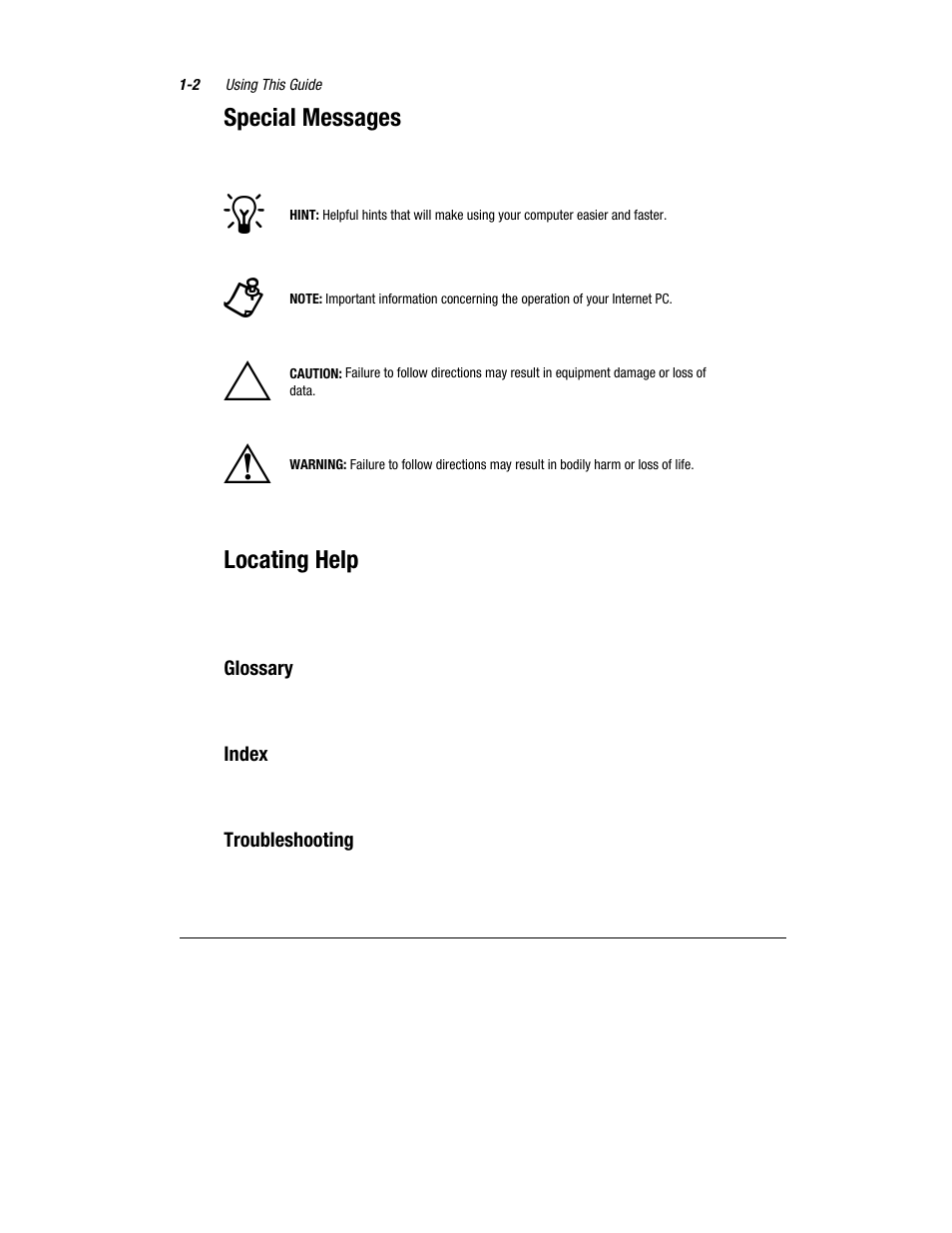 Compaq 1600 Series User Manual | Page 6 / 54