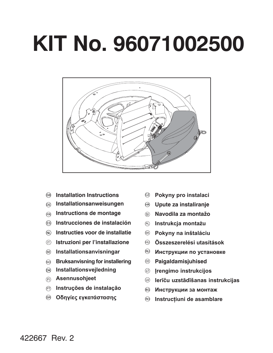 Partner Mulch Kit 2010 User Manual | 28 pages
