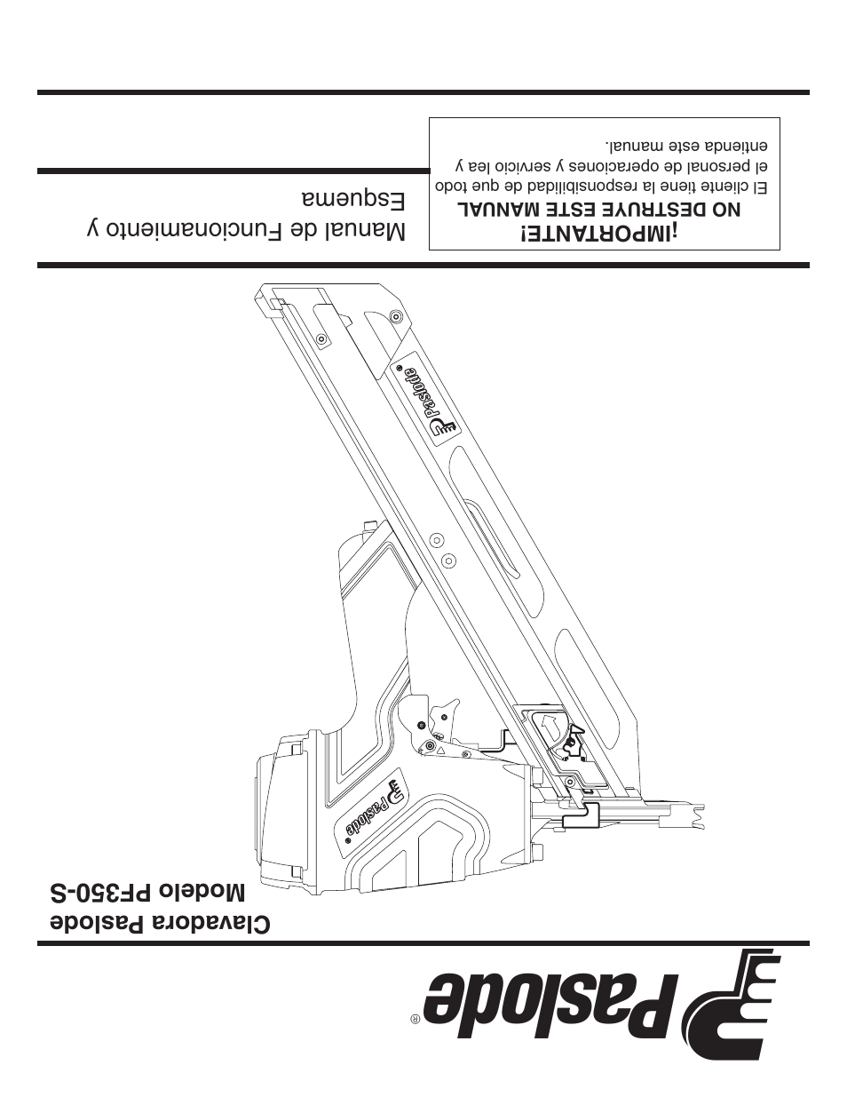 Paslode PF350S PowerFramer 30 Framing Nailer User Manual | Page 32 / 32