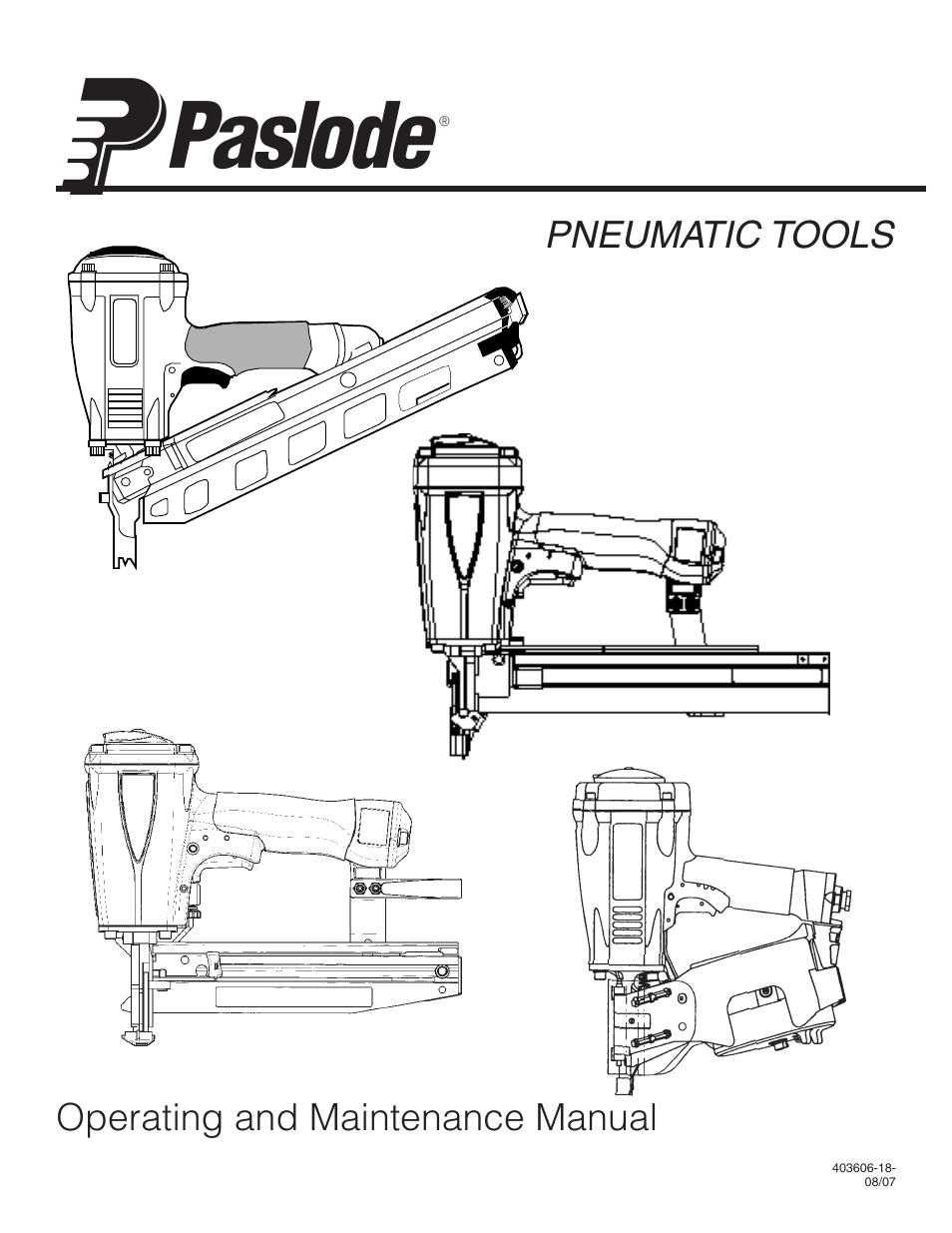 Paslode F350-S PowerMaster Plus 30 Framing Nailer User Manual | 32 pages
