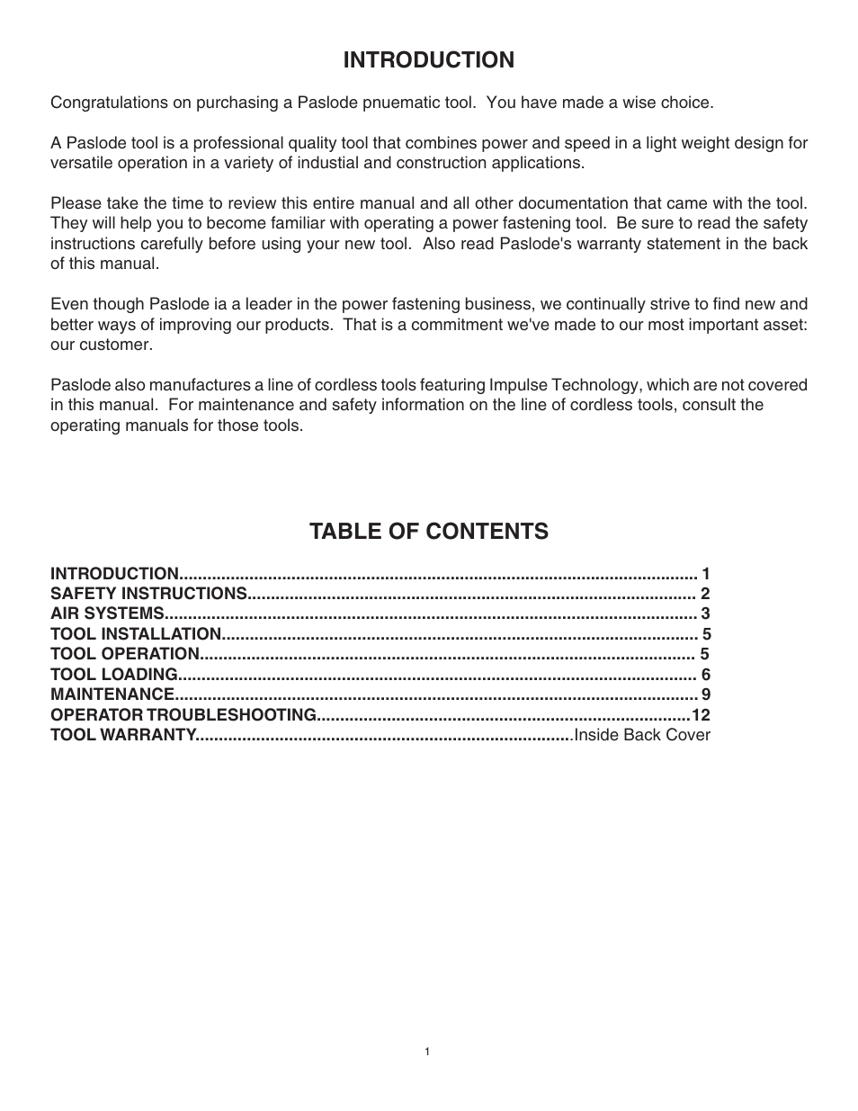 Paslode F350-S PowerMaster Plus 30 Framing Nailer User Manual | Page 3 / 32
