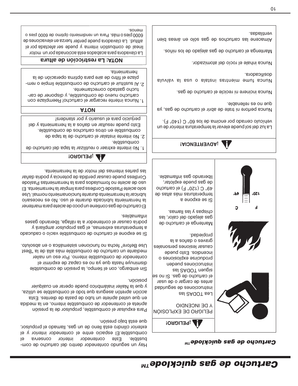 Cartucho de gas qu icklode | Paslode CF325Li Li-ion Cordless Framing User Manual | Page 31 / 40