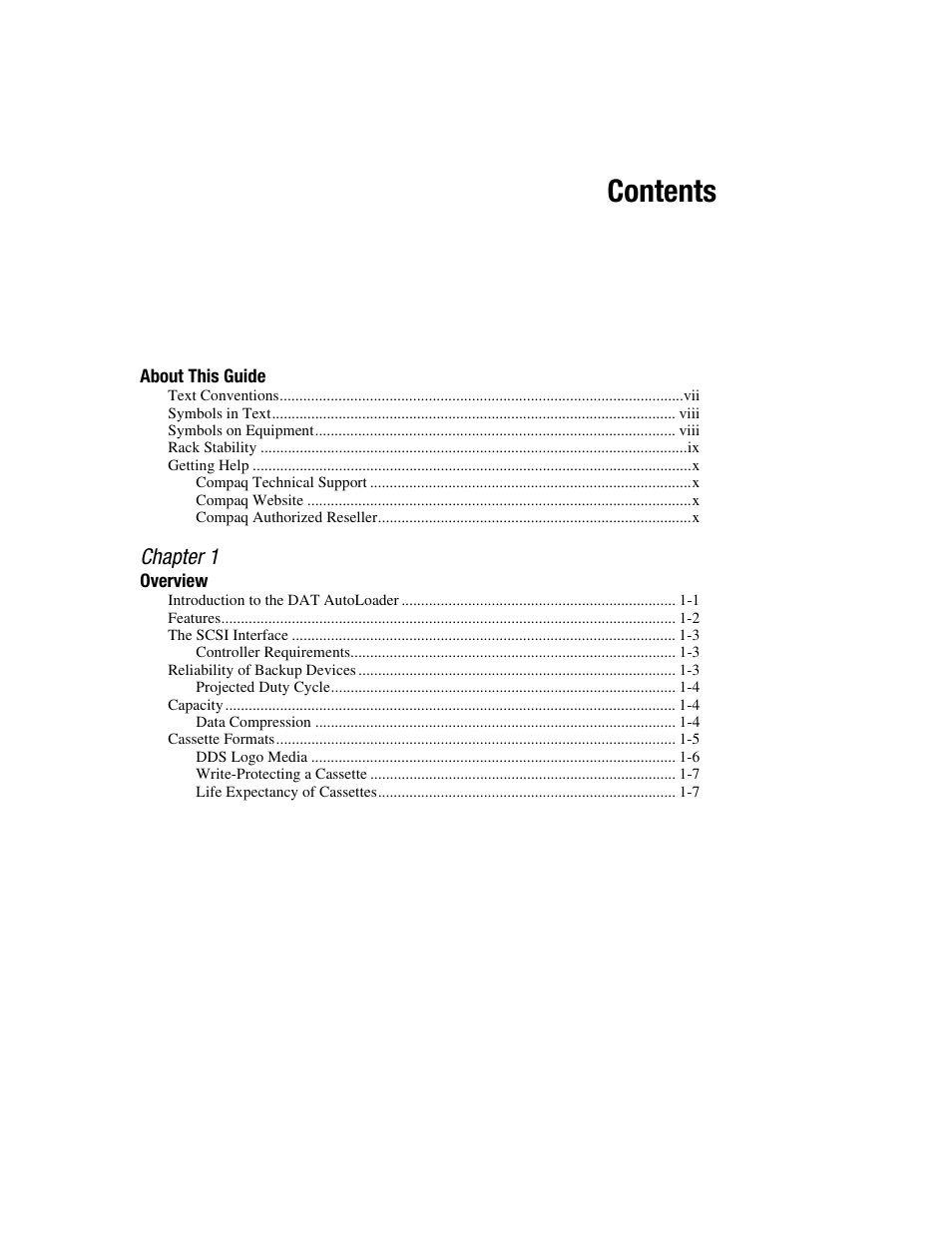 Compaq 326817-003 User Manual | Page 3 / 80