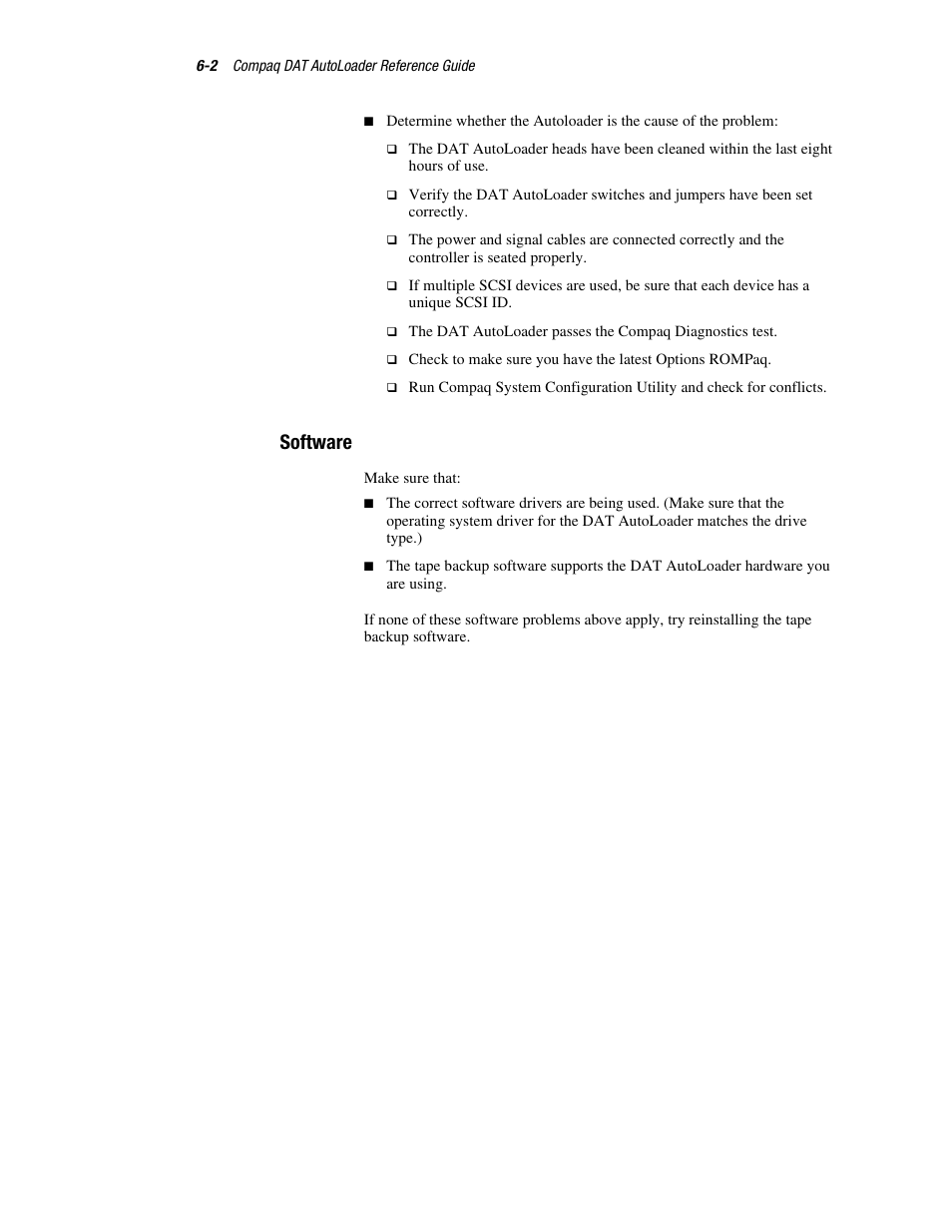 Software | Compaq 326817-003 User Manual | Page 59 / 80