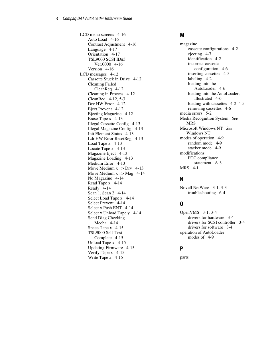 Compaq 326817-003 User Manual | Page 78 / 80