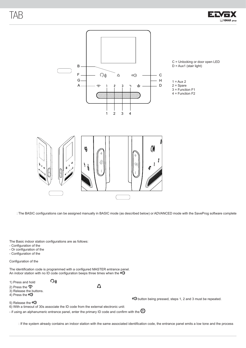 Preliminary procedures, Manual id code configurations | Paso Sound 7539 User Manual | Page 4 / 12