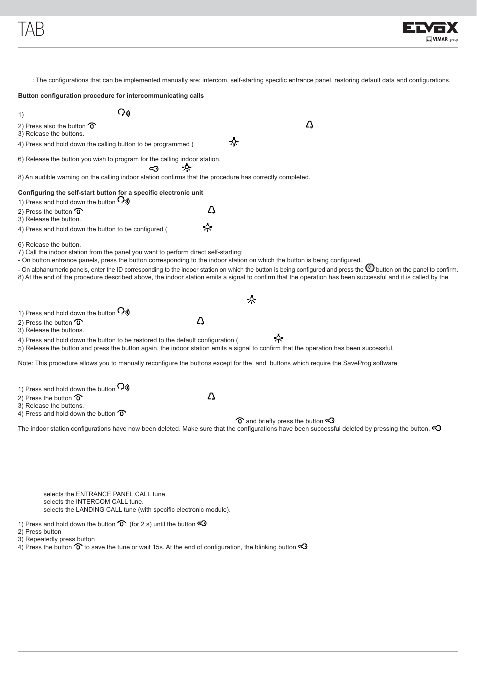 Configuring buttons in manual mode | Paso Sound 7539 User Manual | Page 6 / 12