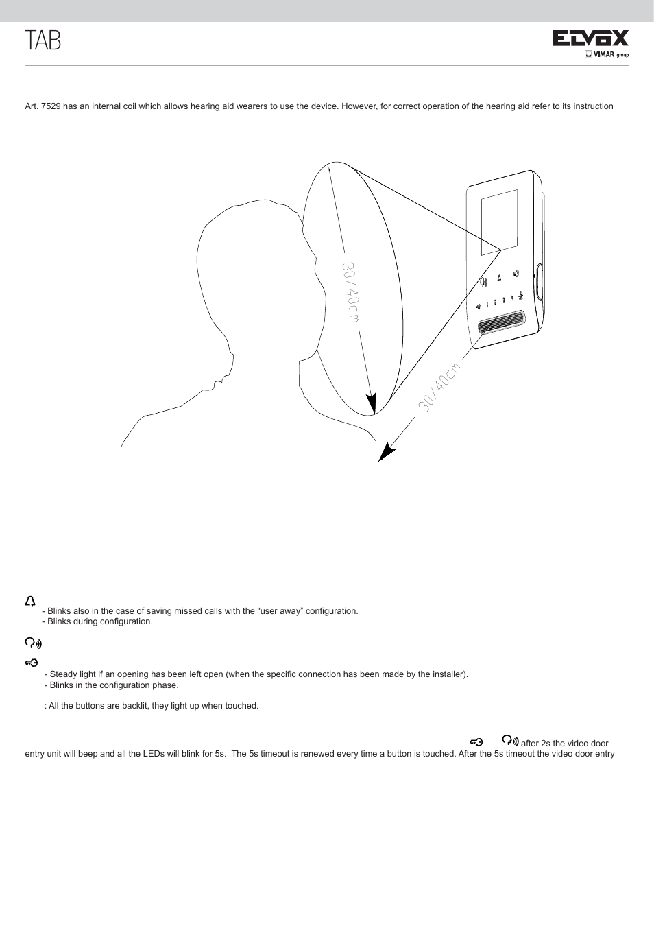 30/40cm | Paso Sound 7539 User Manual | Page 8 / 12