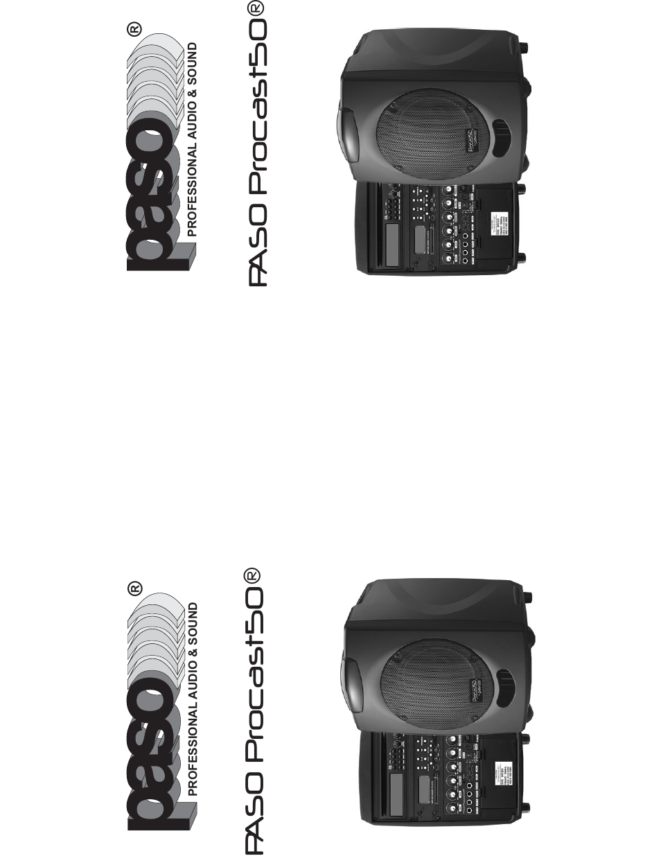 Paso pr ocast50® paso pr ocast50 | Paso Sound WPCS50 User Manual | Page 2 / 16