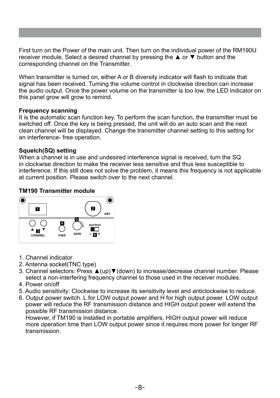 Paso Sound WPSS150M User Manual | Page 9 / 32