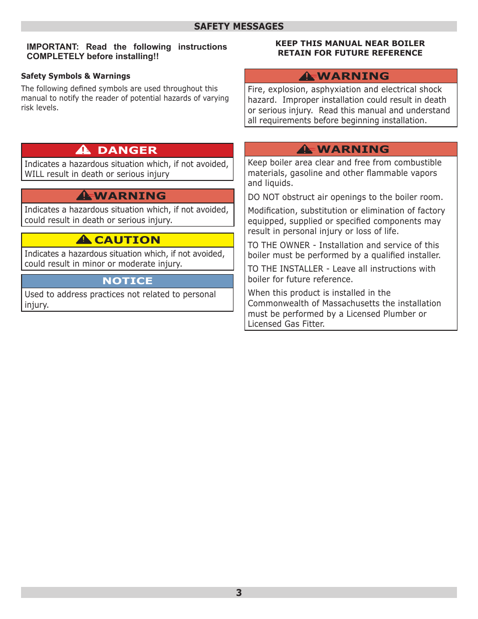 Pennco 15B045FE User Manual | Page 3 / 32