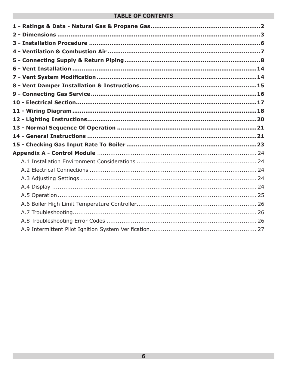 Pennco 15B045FE User Manual | Page 6 / 32