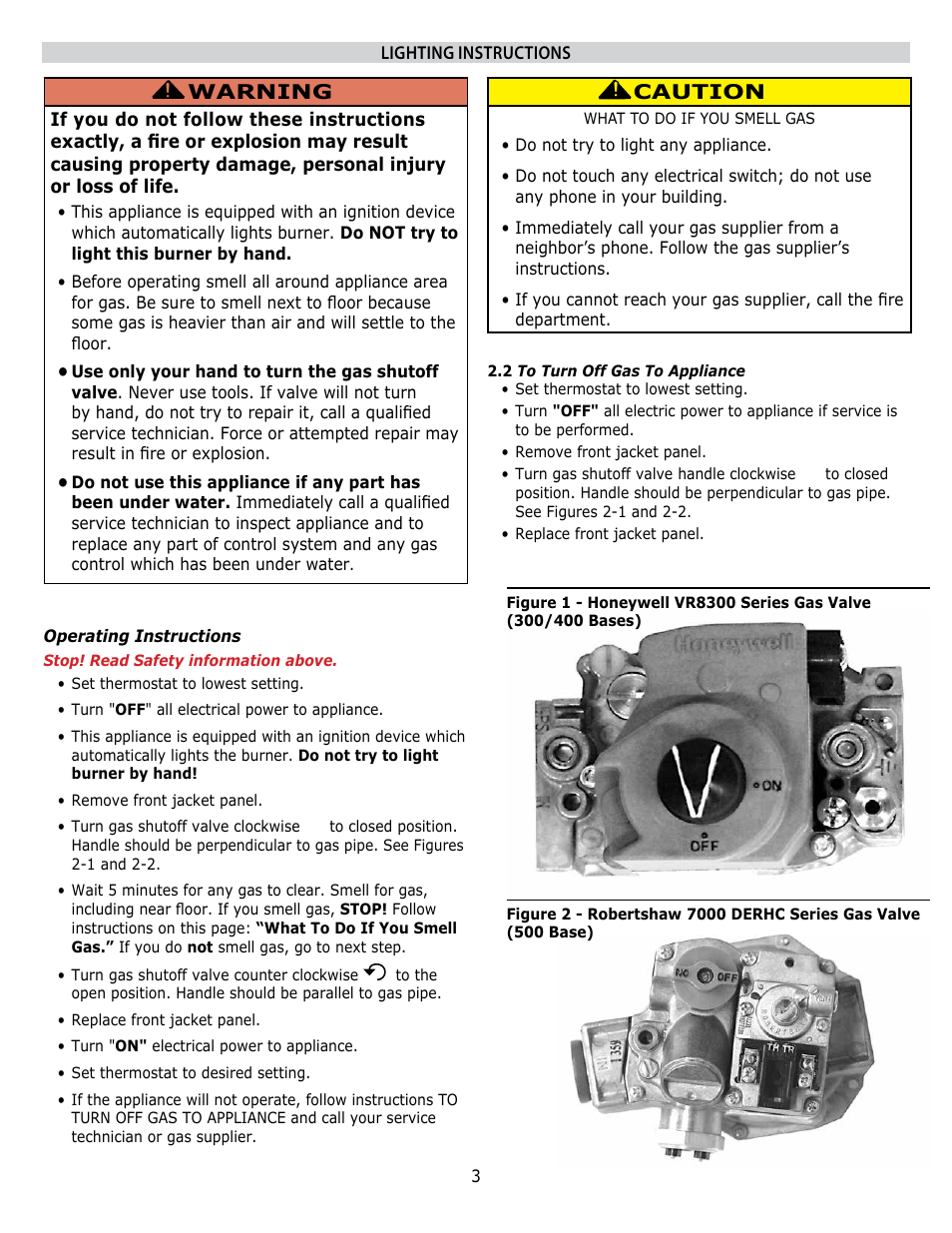 Warning, Caution | Pennco 41K Series Rev. A User Manual | Page 3 / 8