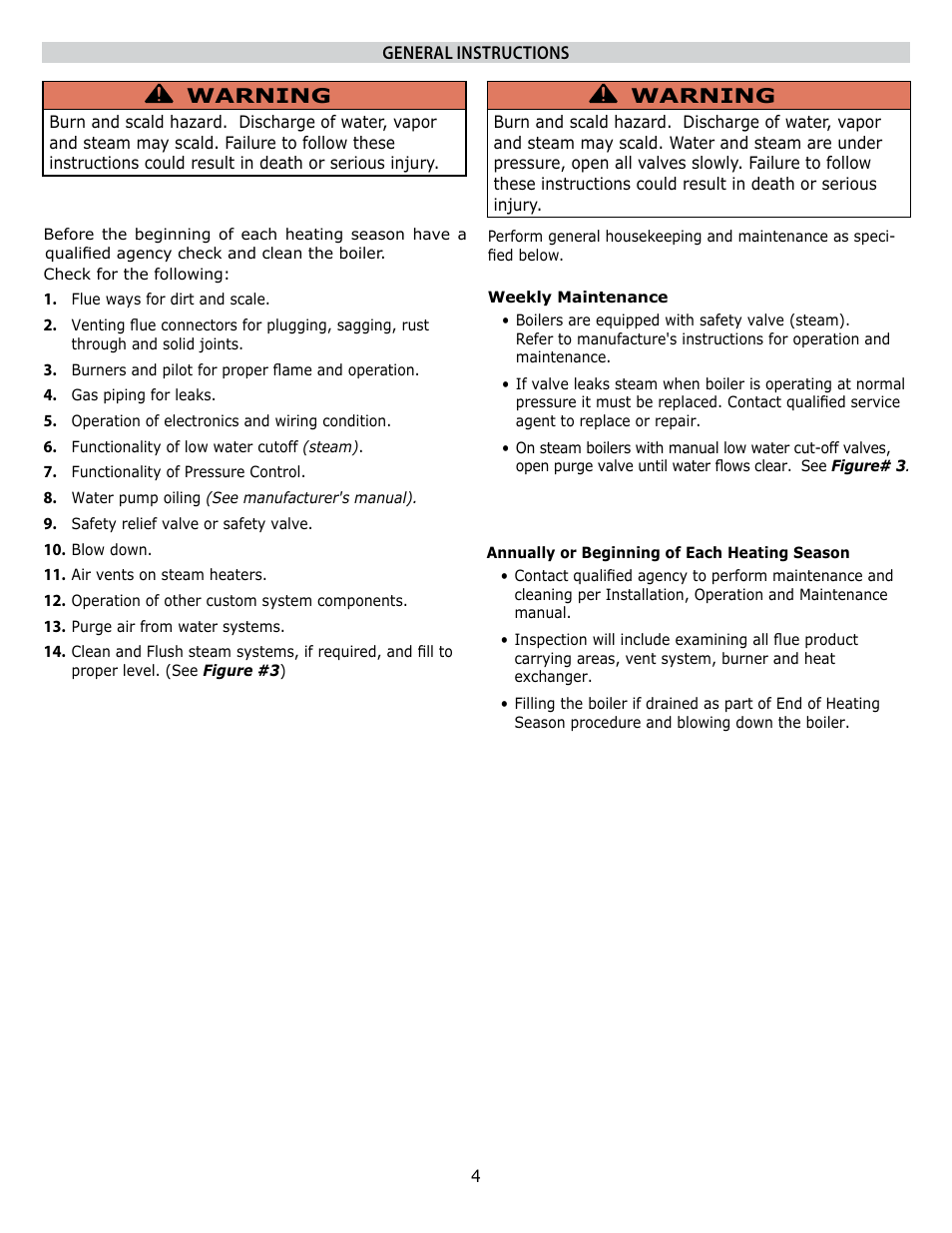 Warning | Pennco 41K Series Rev. A User Manual | Page 4 / 8