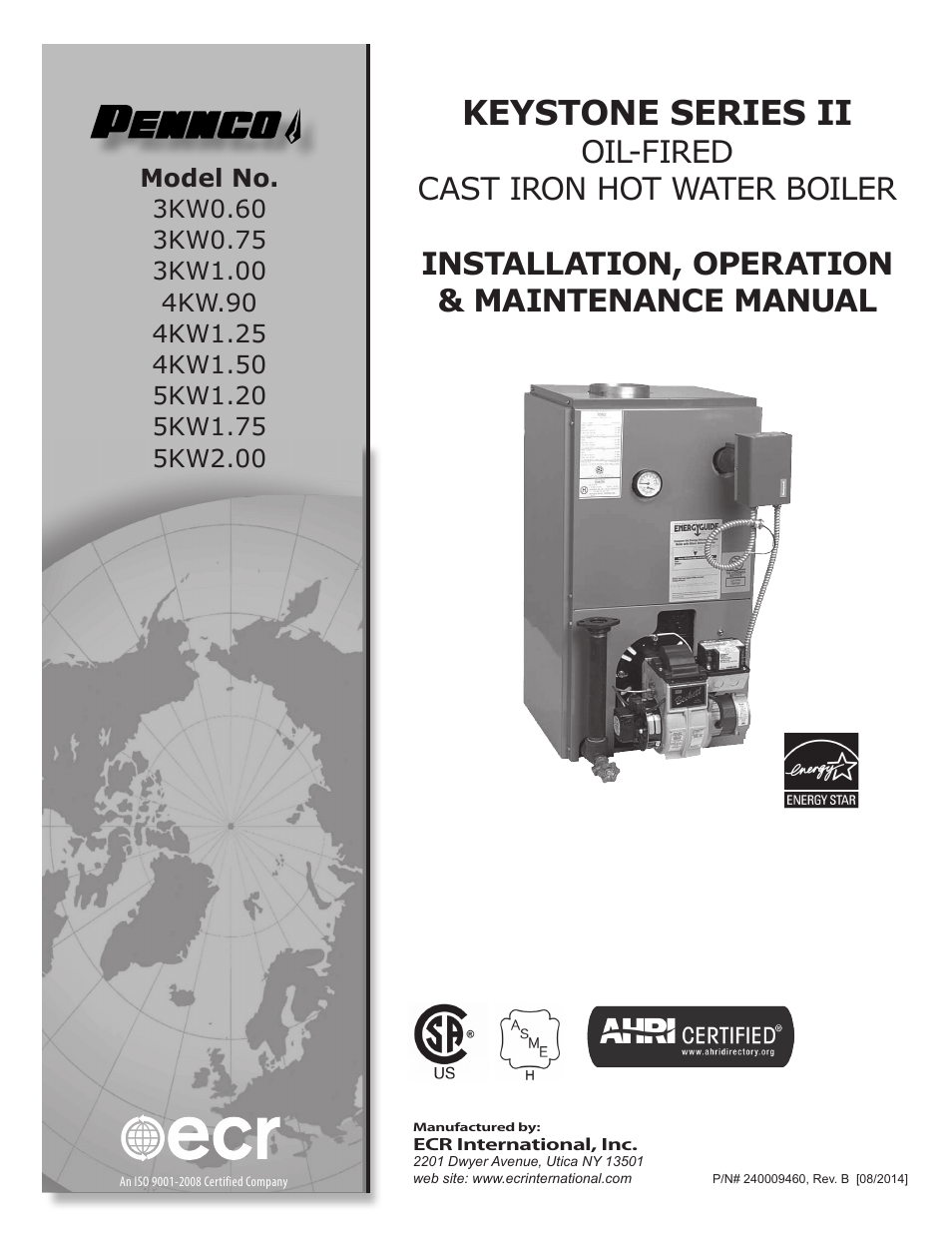 Pennco 3KW0.60 User Manual | 32 pages