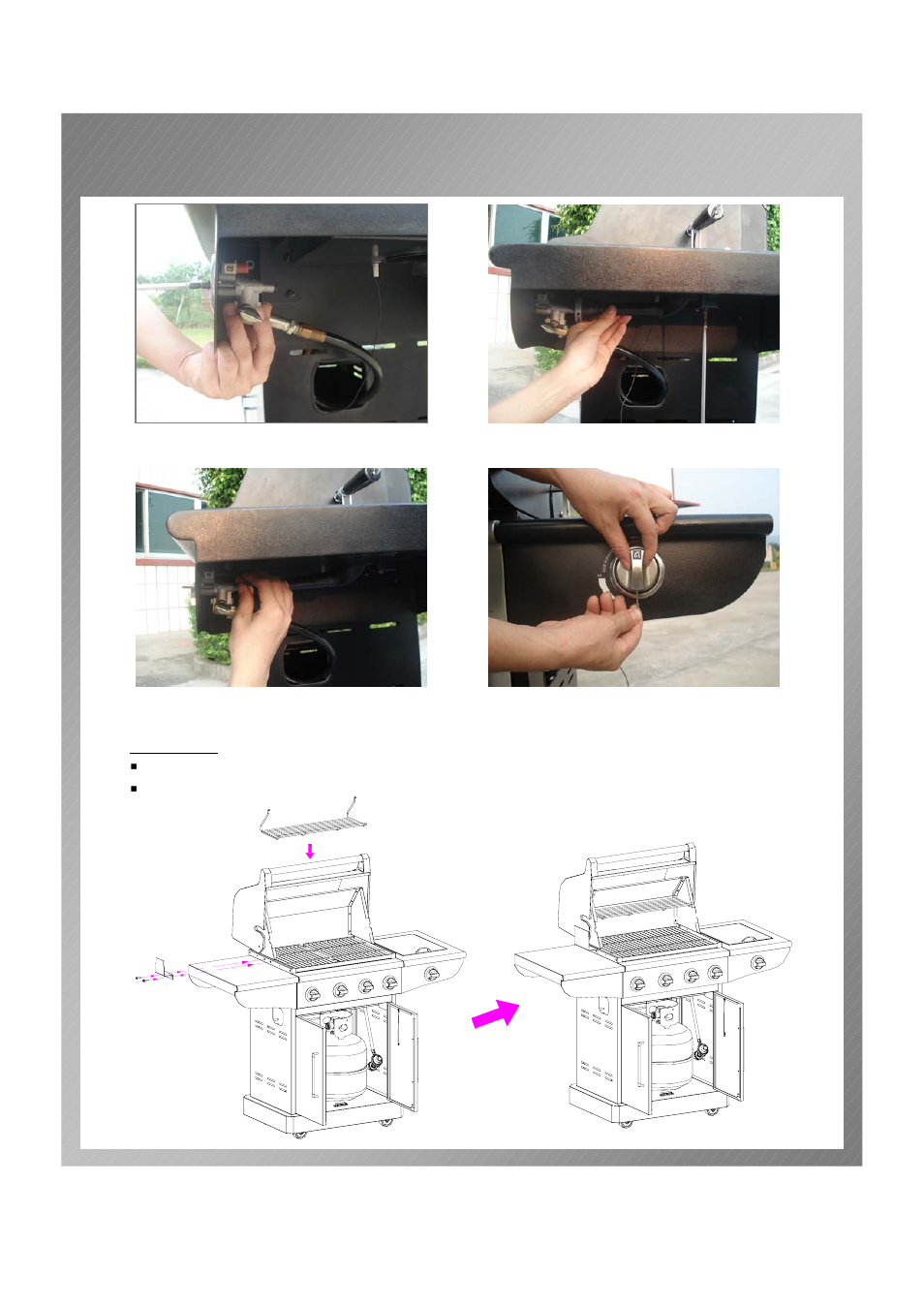 Assembly instructions | Permasteel PG-40400S0L User Manual | Page 10 / 25