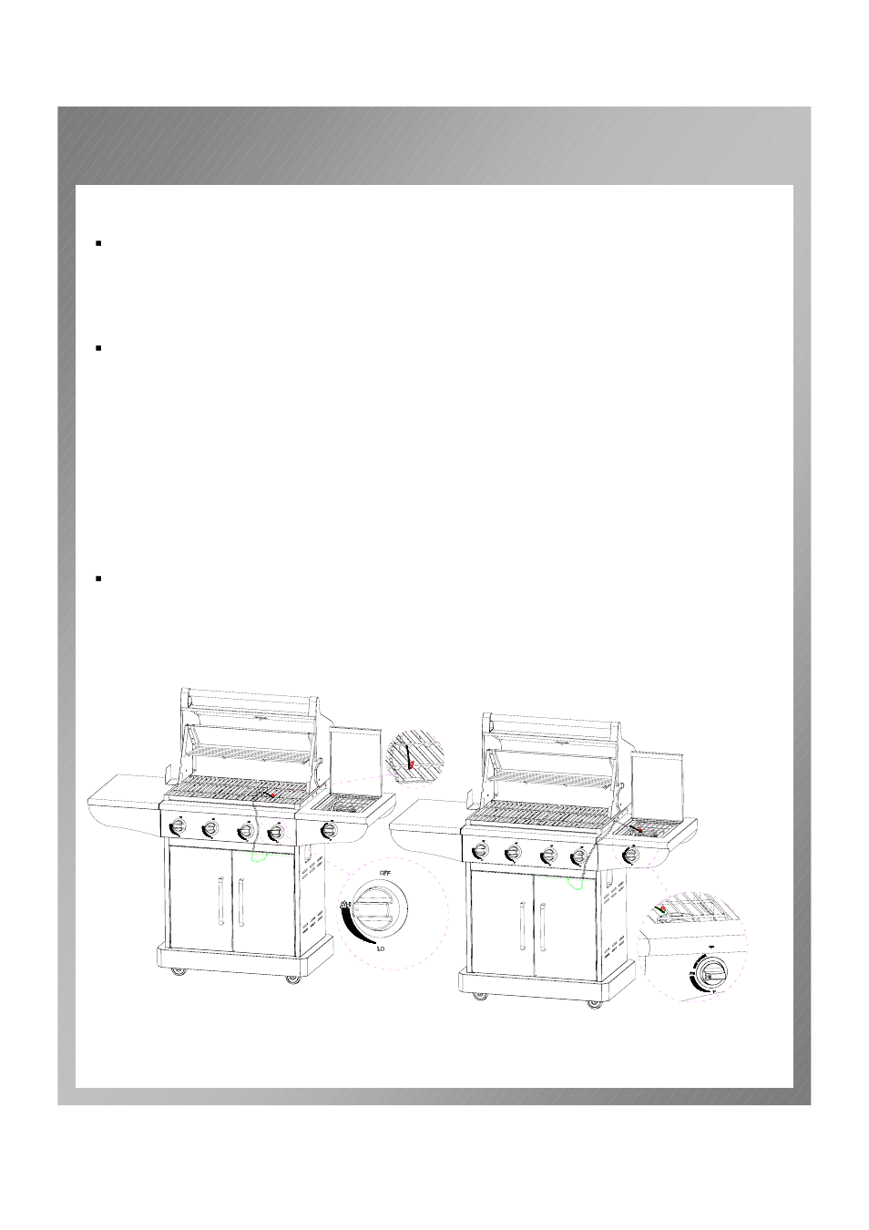 Grill lighting instruction | Permasteel PG-40400S0L User Manual | Page 17 / 25