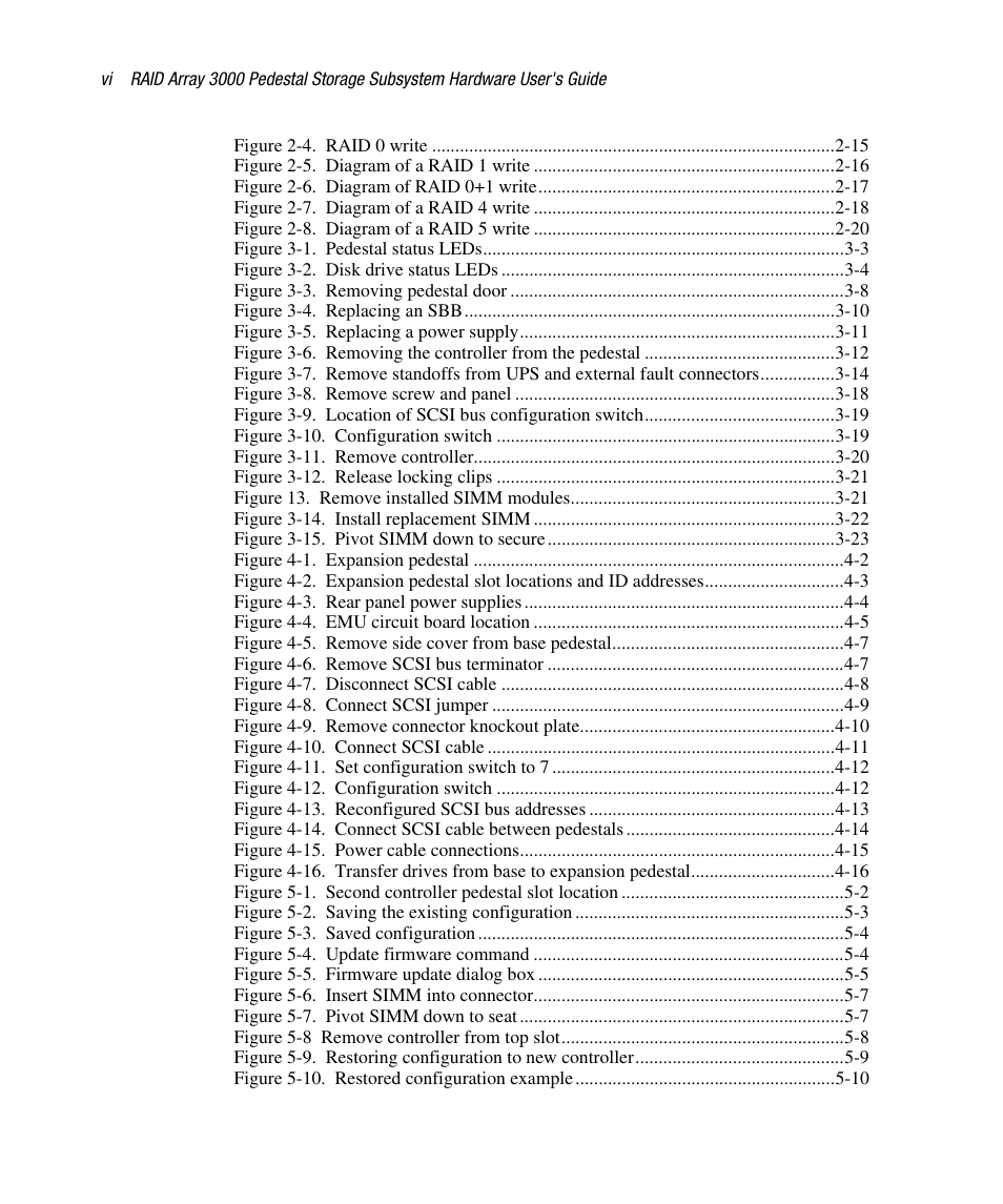 Compaq RAID ARRAY 3000 EK-SMCPO-UG. C01 User Manual | Page 6 / 112