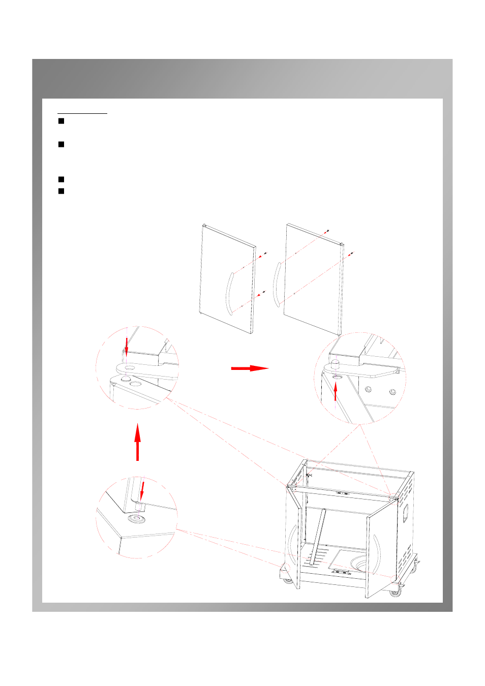 Assembly instructions | Permasteel PG-40503S0L User Manual | Page 15 / 38