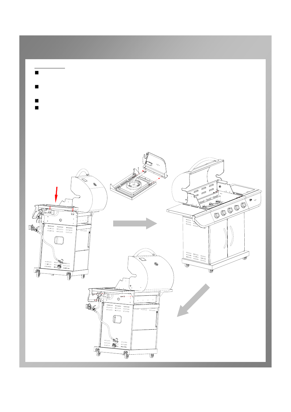 Assembly instructions | Permasteel PG-40503S0L User Manual | Page 18 / 38