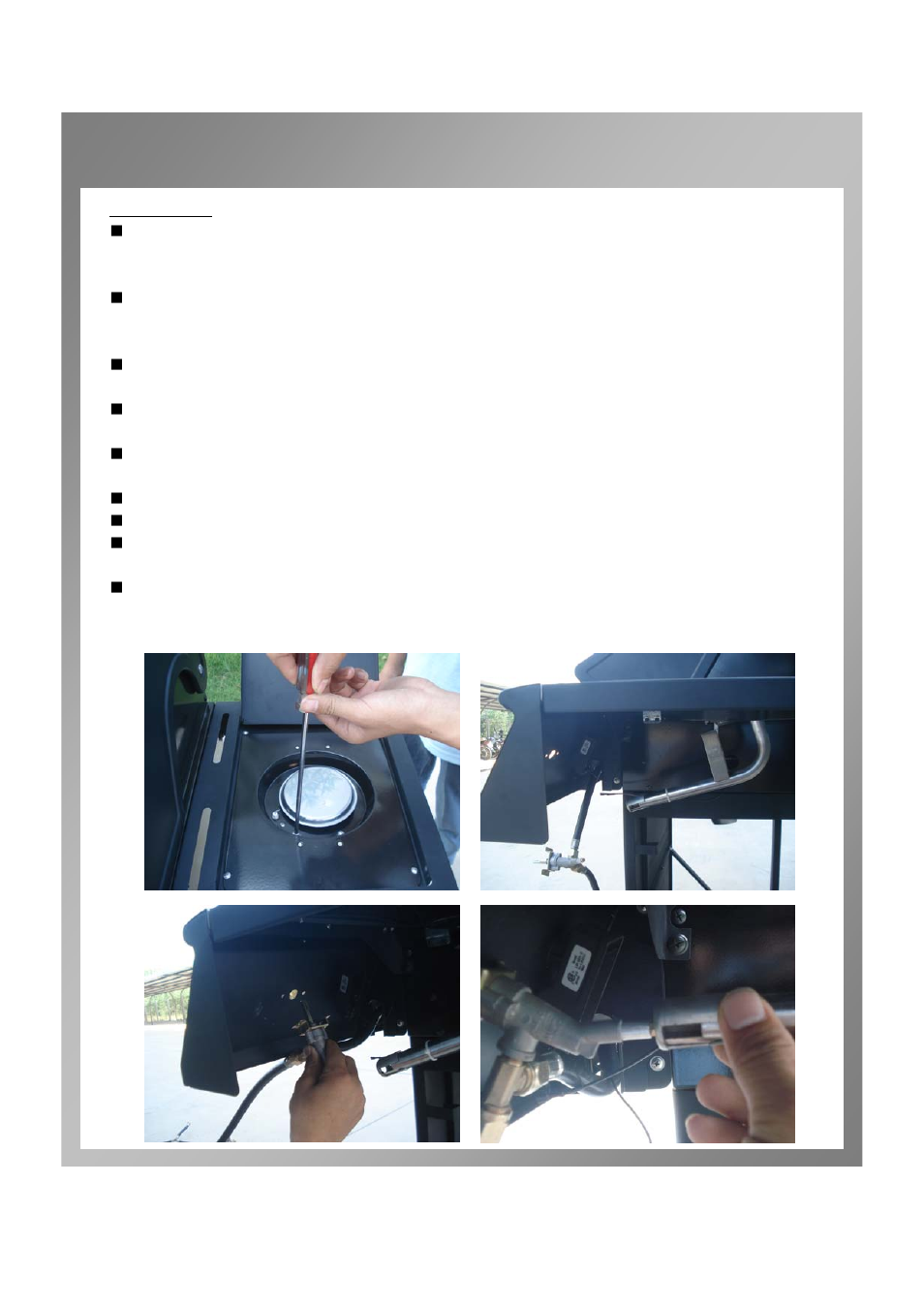 Assembly instructions | Permasteel PG-40503S0L User Manual | Page 19 / 38