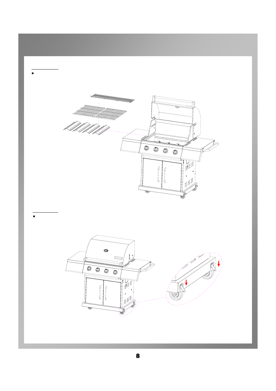 Assembly instructions | Permasteel PG-50403SRL User Manual | Page 11 / 26