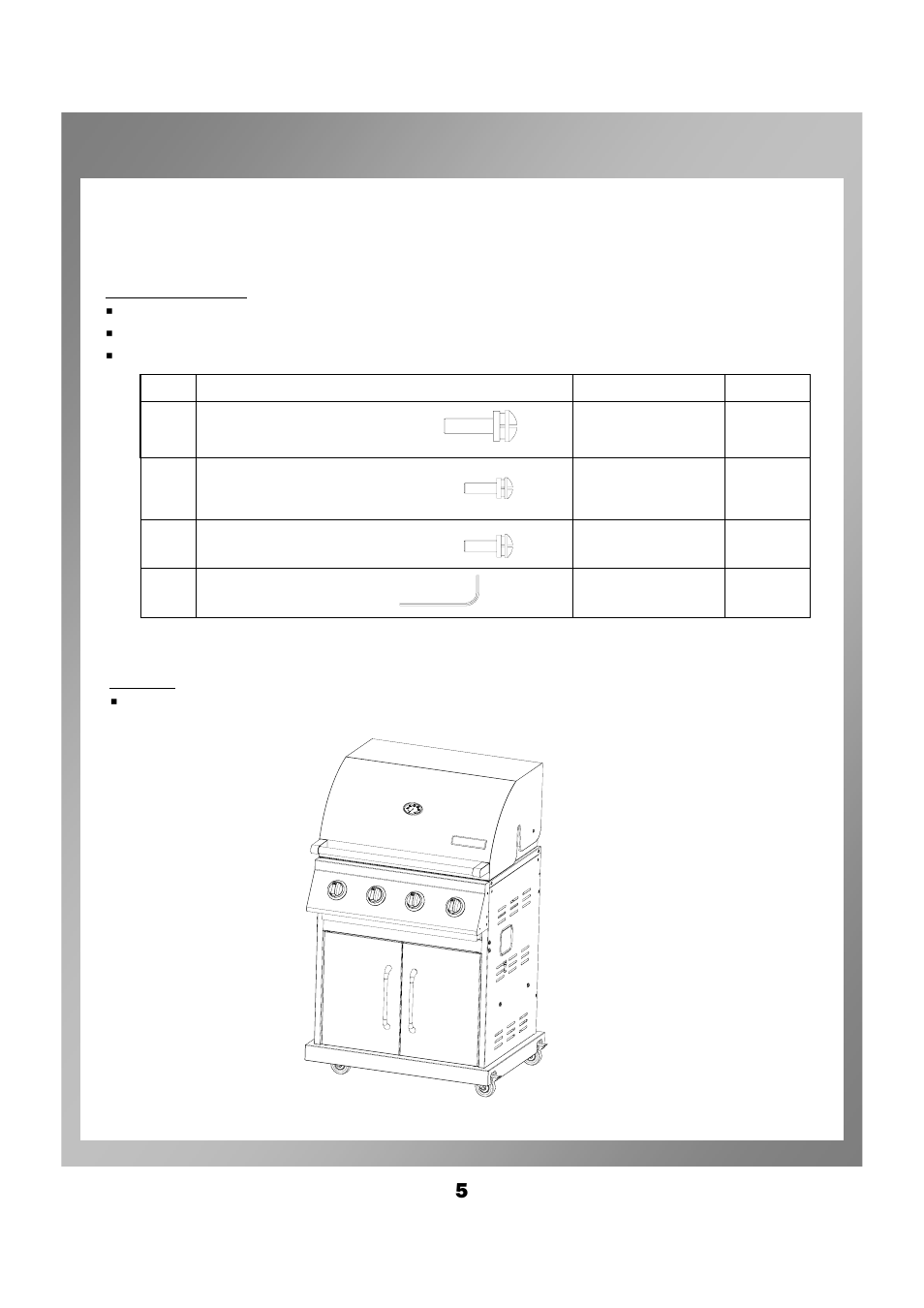 Assembly instructions | Permasteel PG-50403SRL User Manual | Page 8 / 26