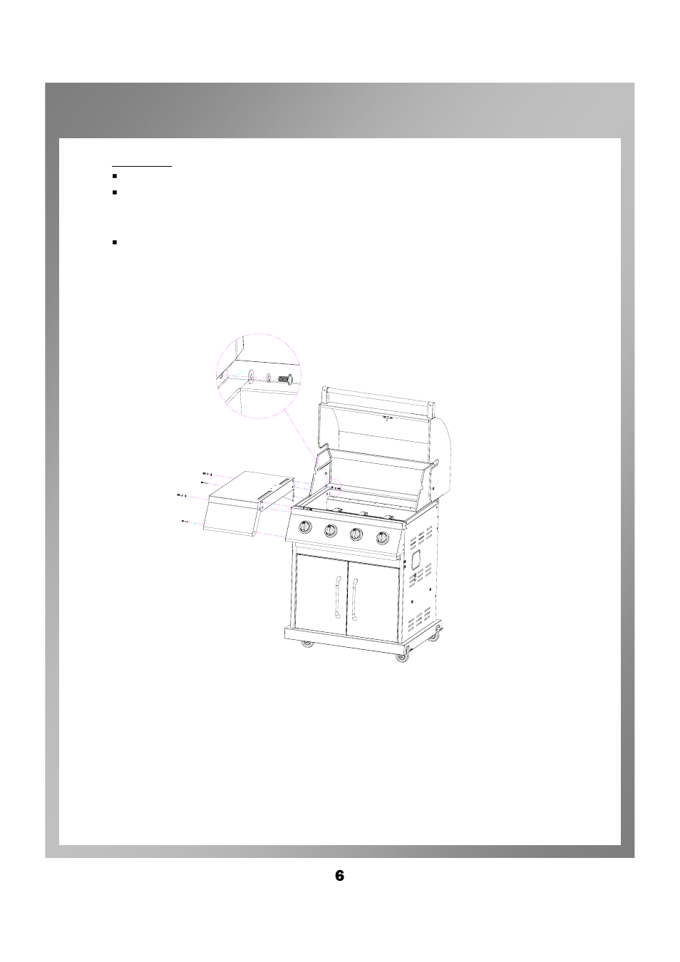 Assembly instructions | Permasteel PG-50403SRL User Manual | Page 9 / 26