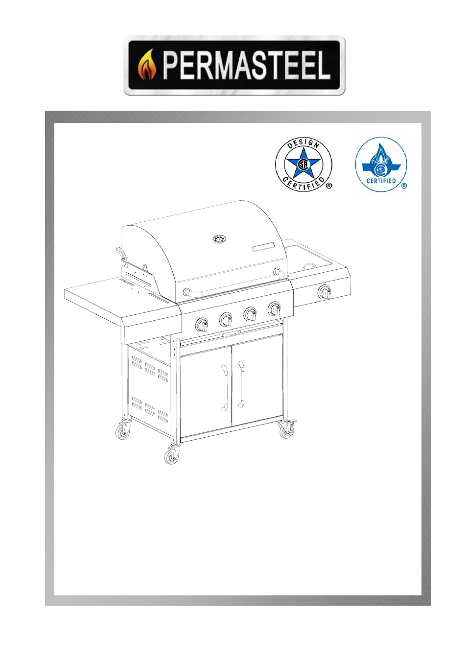 Permasteel PG-50404S0L User Manual | 28 pages