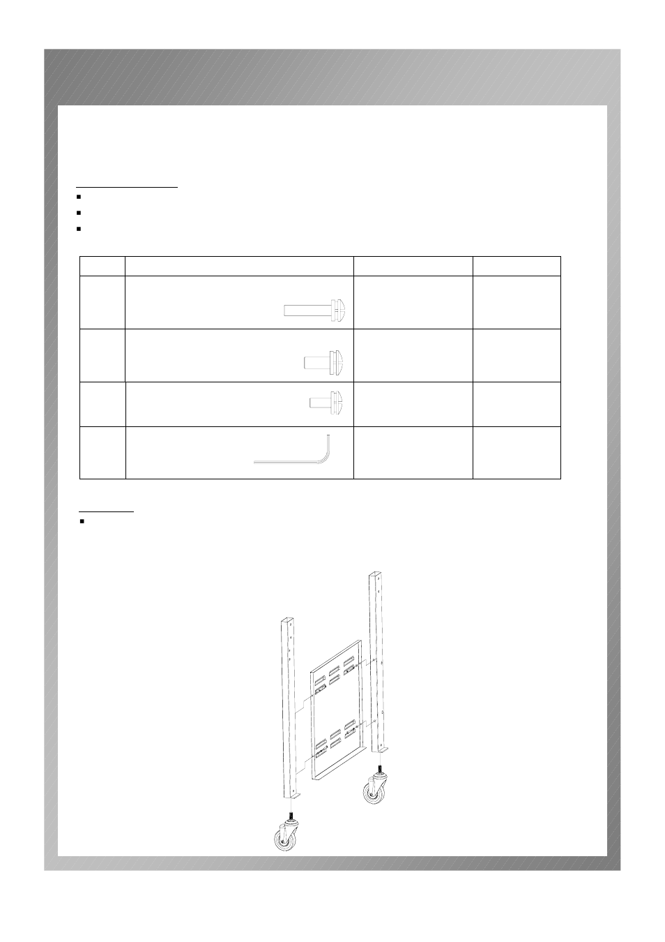 Assembly instructions, Step i | Permasteel PG-50404S0L User Manual | Page 8 / 28