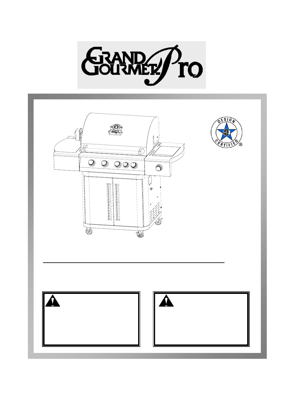 Permasteel PG-50410SRLB User Manual | 33 pages