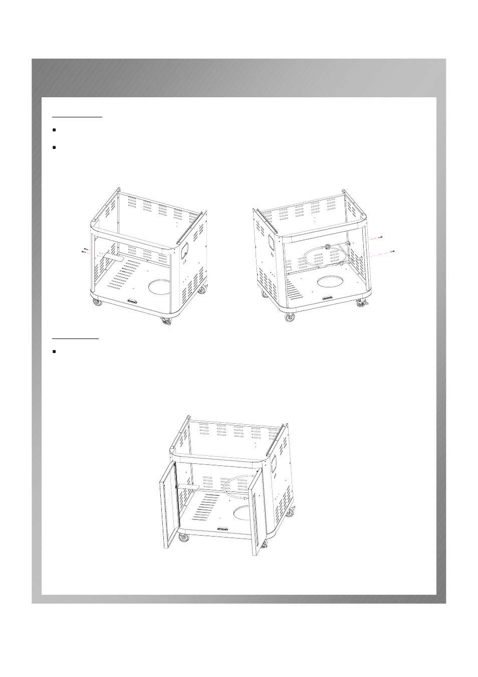 Assembly instructions | Permasteel PG-50410SRLB User Manual | Page 10 / 33