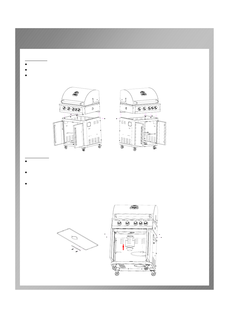 Assembly instructions | Permasteel PG-50410SRLB User Manual | Page 11 / 33