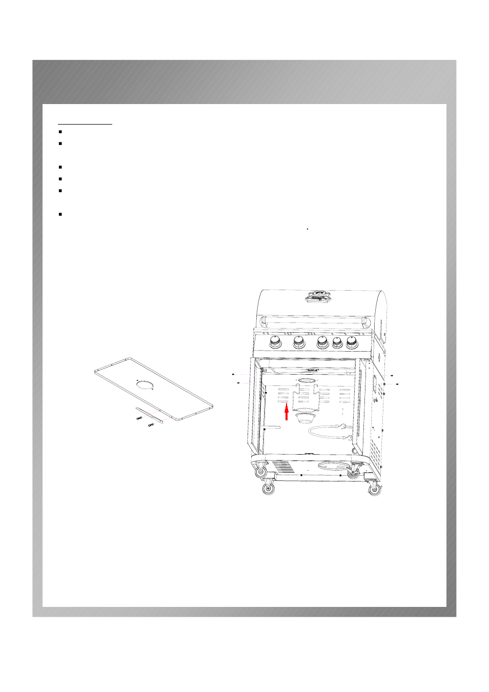 Assembly instructions | Permasteel PG-50410SRLB User Manual | Page 12 / 33