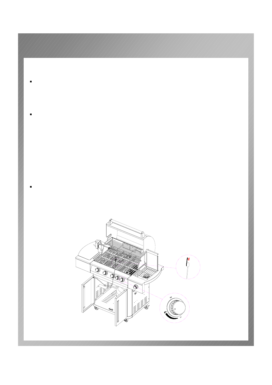 Grill lighting instruction | Permasteel PG-50410SRLB User Manual | Page 23 / 33