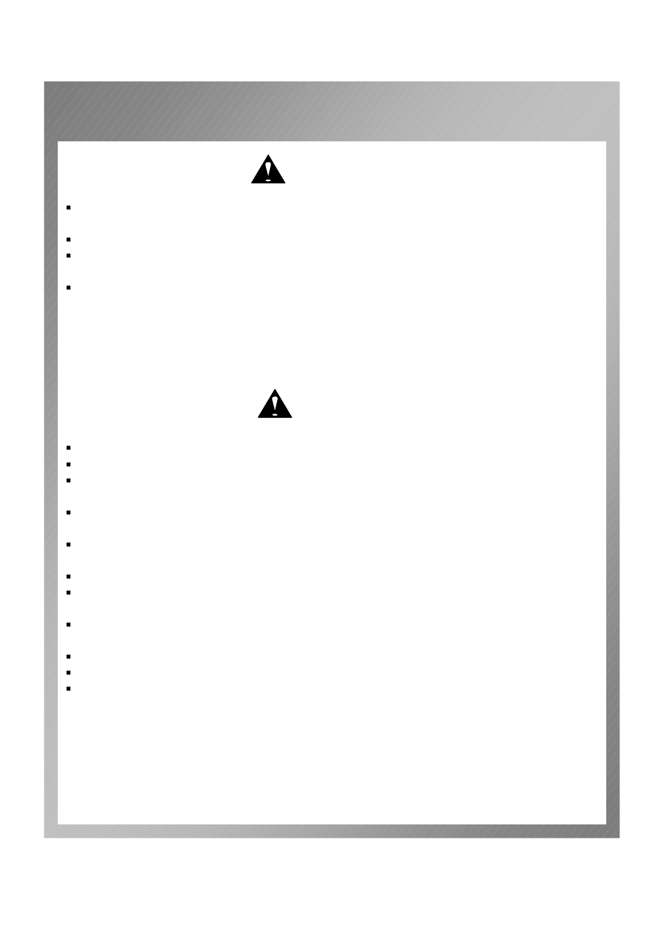 Operating instruction, Caution, Warning | Permasteel PG-50410SRLB User Manual | Page 26 / 33