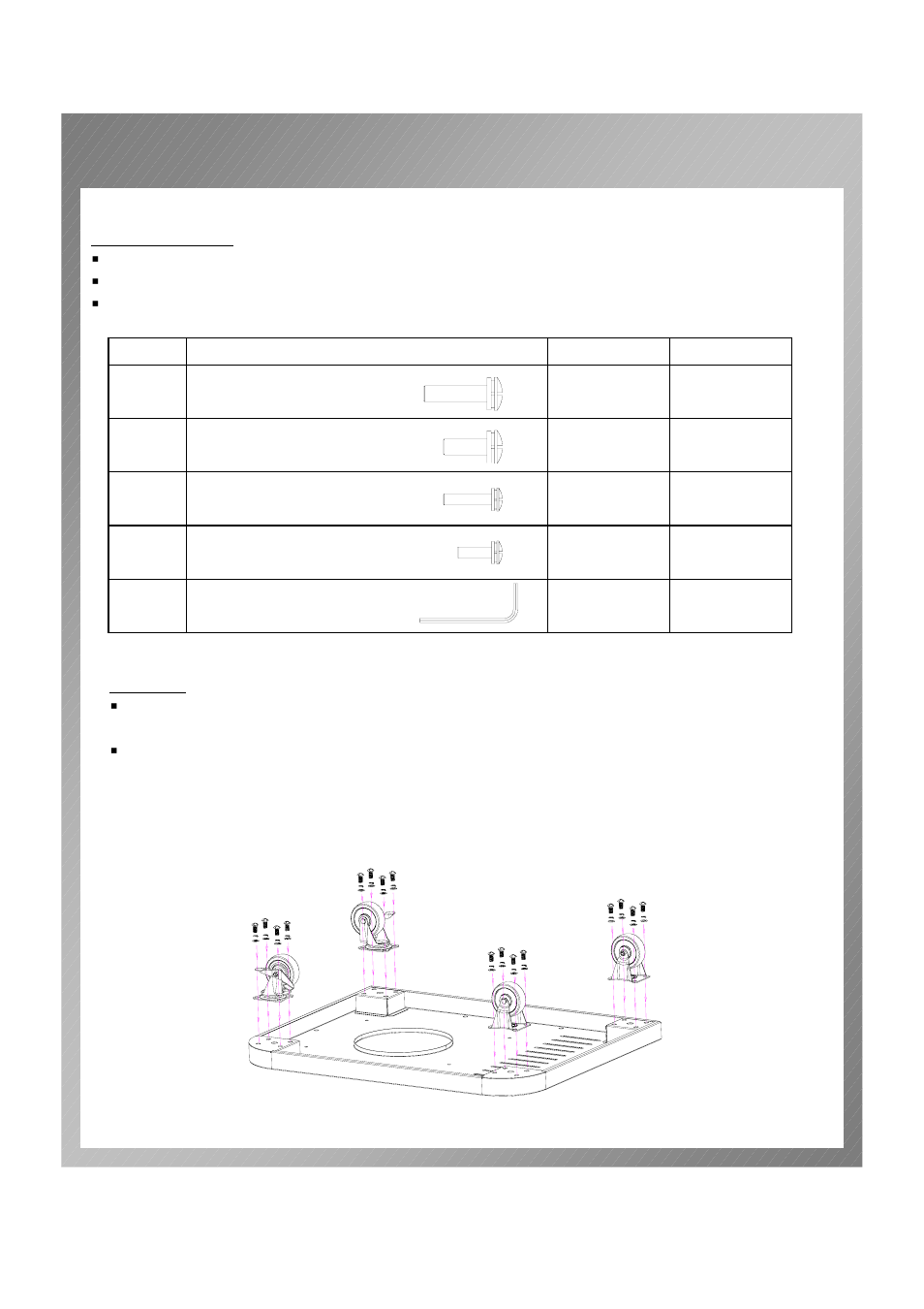 Assembly instructions, Step i | Permasteel PG-50410SRLB User Manual | Page 8 / 33