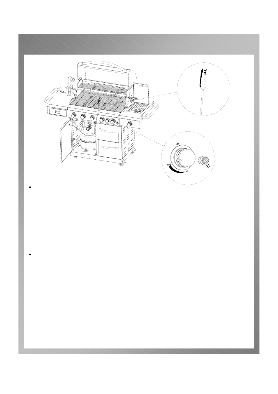 Grill lighting instruction | Permasteel PG-50506SRLA User Manual | Page 23 / 31